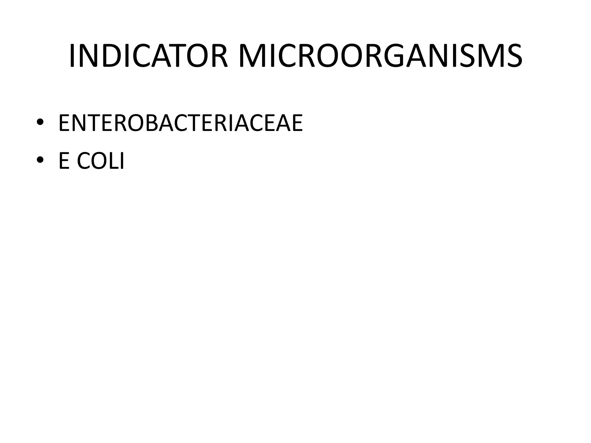 Bacteriological food examination PPT