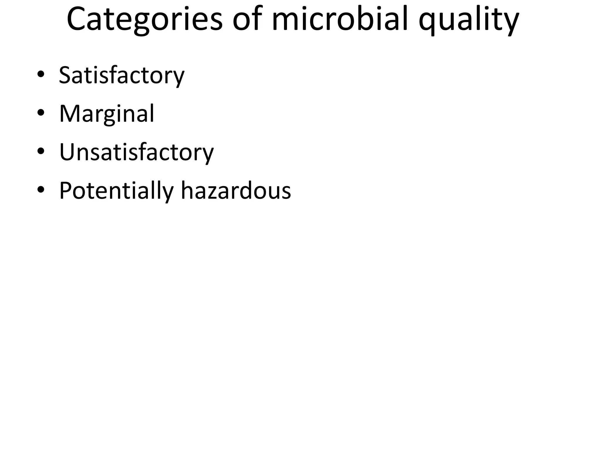 Bacteriological food examination PPT