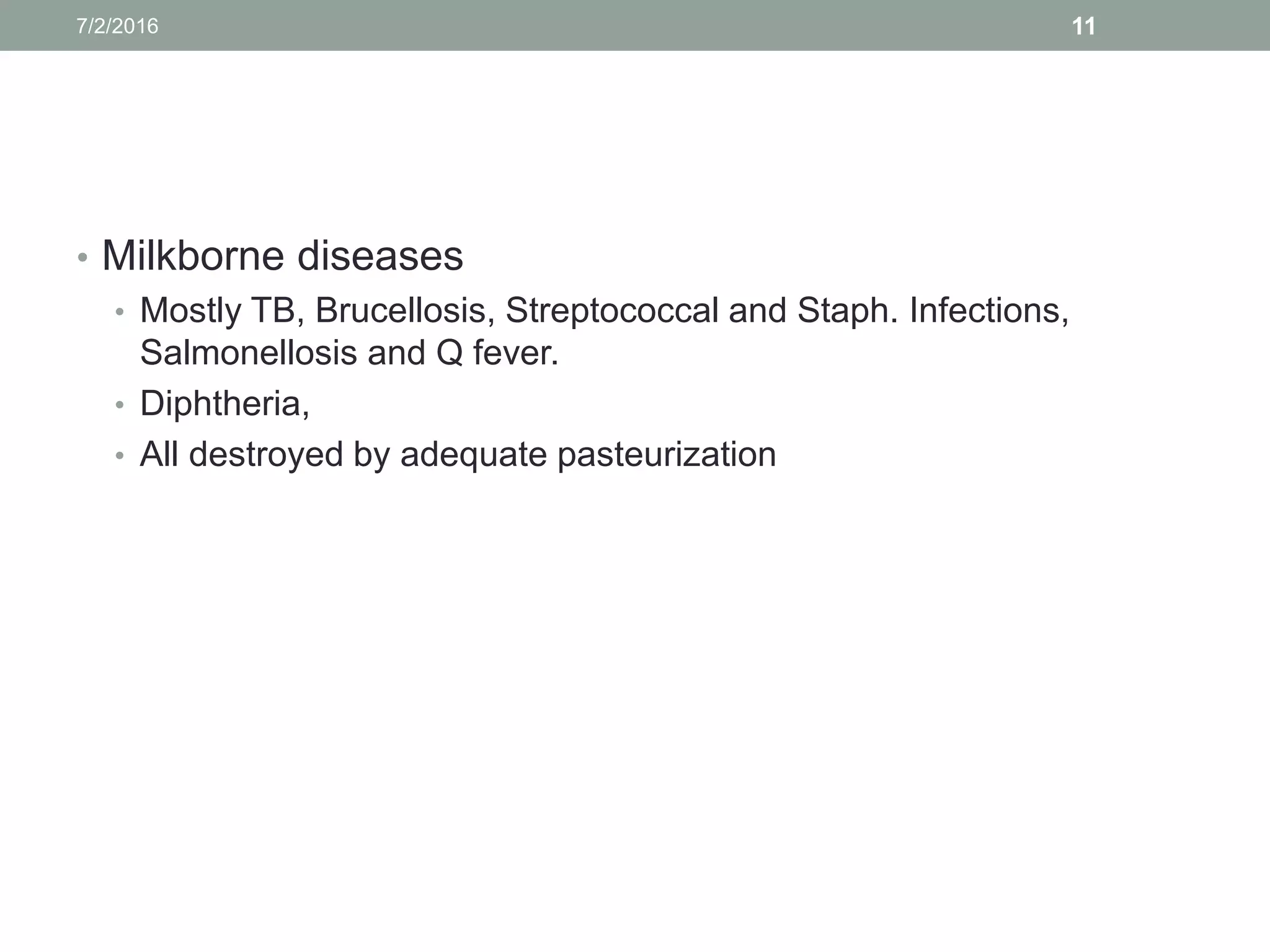 Bacteriology of water, milk and air PPT