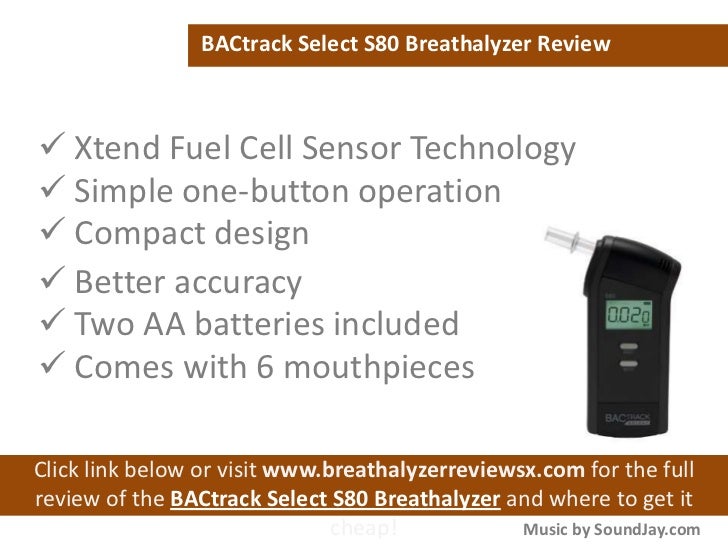 BACtrack Select S80 Breathalyzer Review