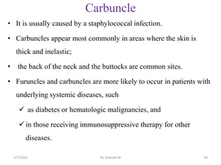 Carbuncle Back Cas BACTWERIAL INFECTIONS OF THE SKIN.pptx