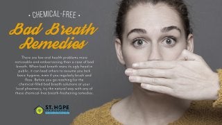 Chemical-Free Bad Breath Remedies