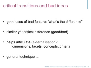 bad ideas: for creativity and design | PPT