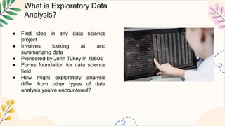 exploratory data analysis | machine learning |... BAD702_module1_statistical machine learning for Data Science | PDF