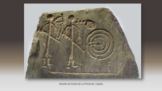 Detalle de Estela de La Pimienta. Capilla.
 