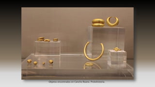 Objetos encontrados en Cancho Roano. Protohistoria.
 