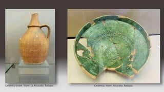 Cerámica árabe. Islam. La Alcazaba. Badajoz. Cerámica. Islam. Alcazaba. Badajoz.
 