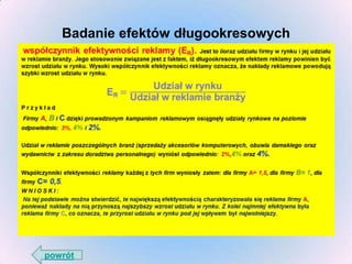 Badanie efektów długookresowych

powrót

 