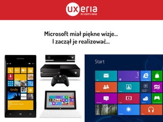 Microsoft miał piękne wizje...
I zaczął je realizować...
 