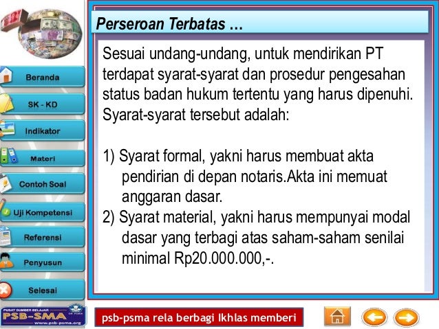 22 Suatu Badan Usaha Yang Modalnya Terbagi Atas Saham Saham Dan Besarnya Tiap Saham Sama Adalah Info Dana Tunai