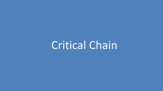 52
Critical Chain
 