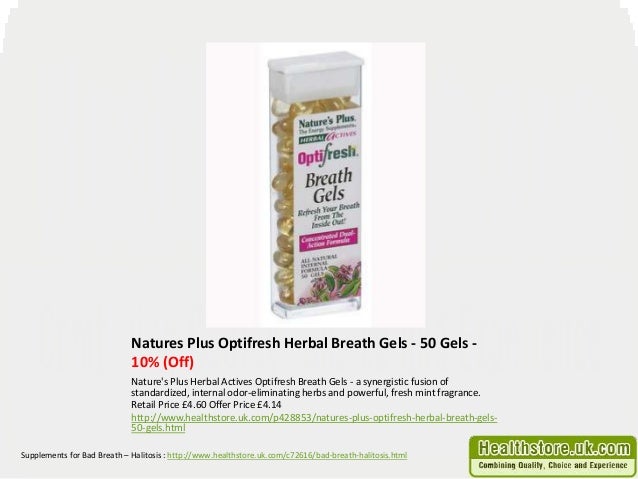 Supplements for Bad Breath - Halitosis from Country Living Health Store