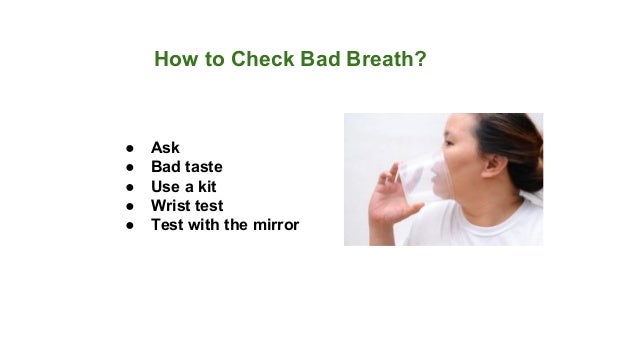 for bad breath solution Bad solution breath