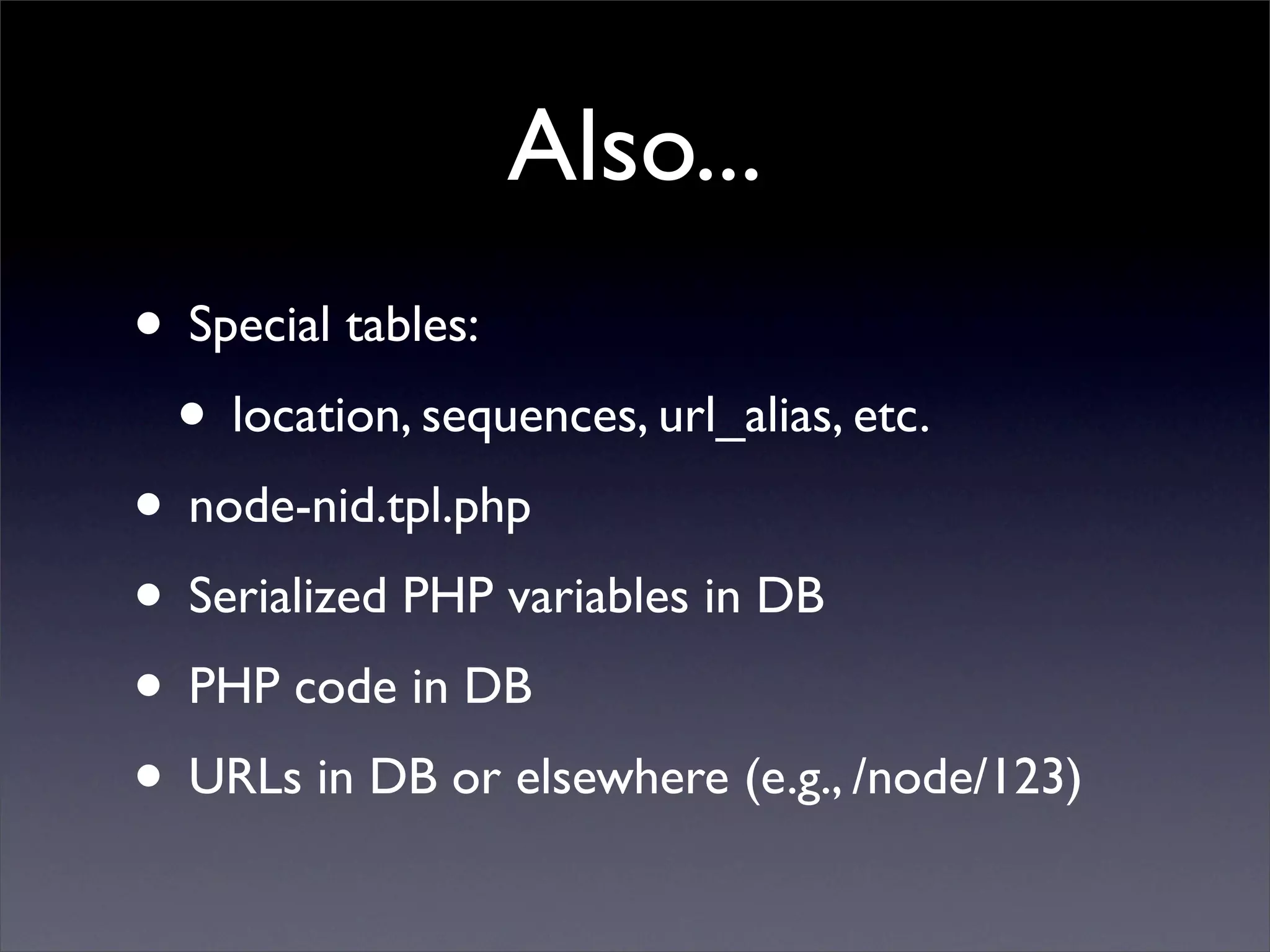 BADCamp 2008 DB Sync