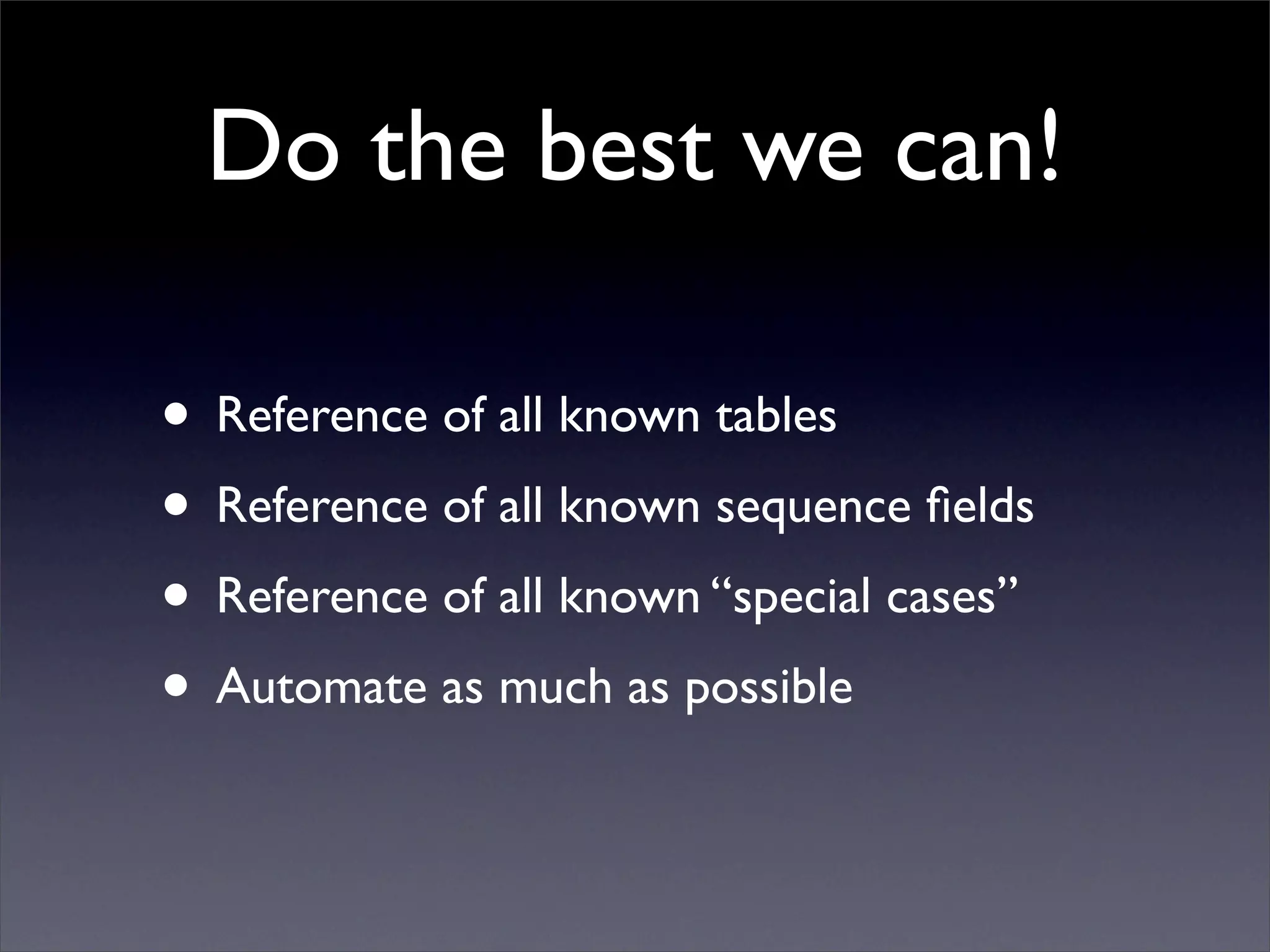 BADCamp 2008 DB Sync