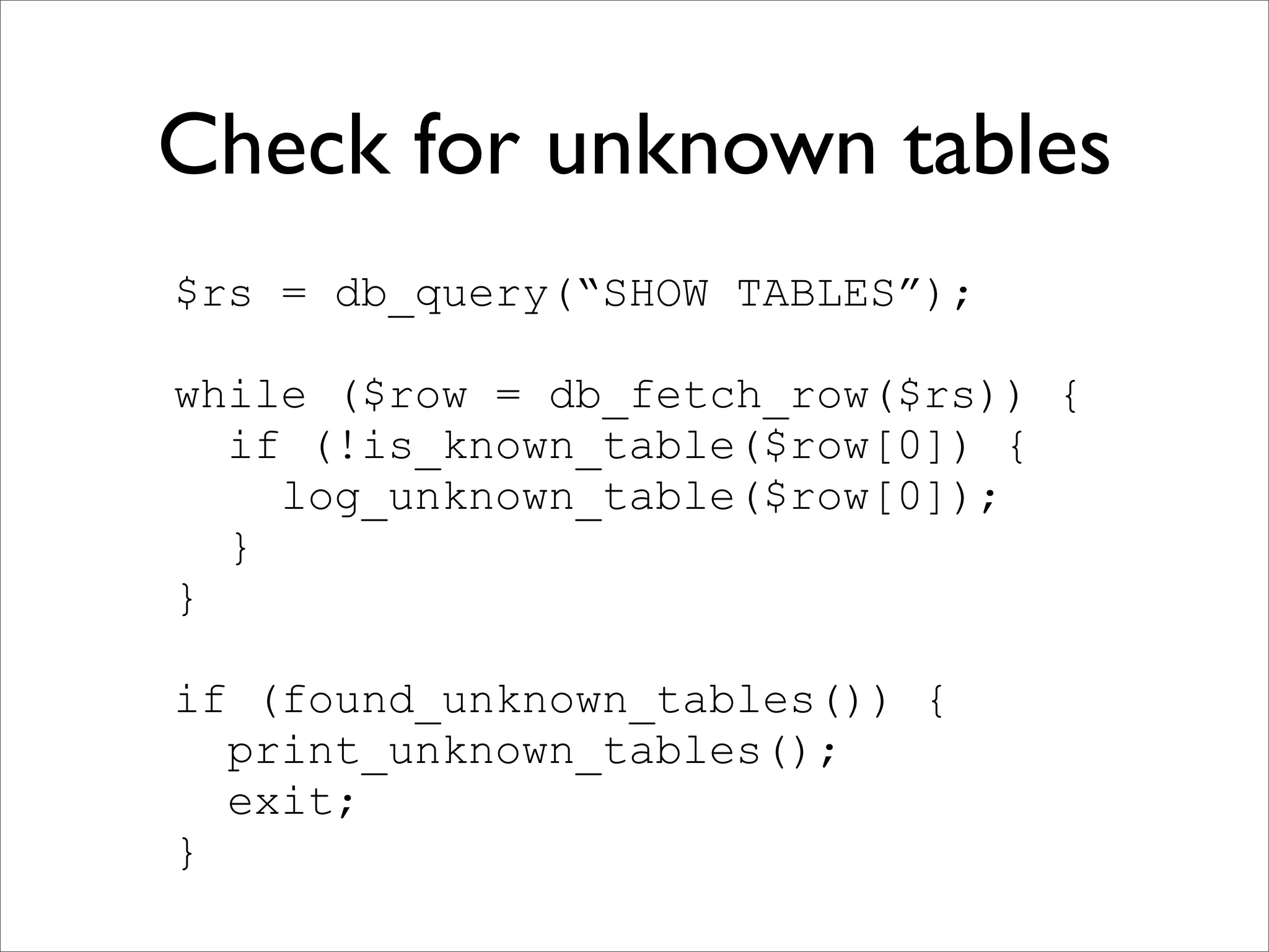 BADCamp 2008 DB Sync