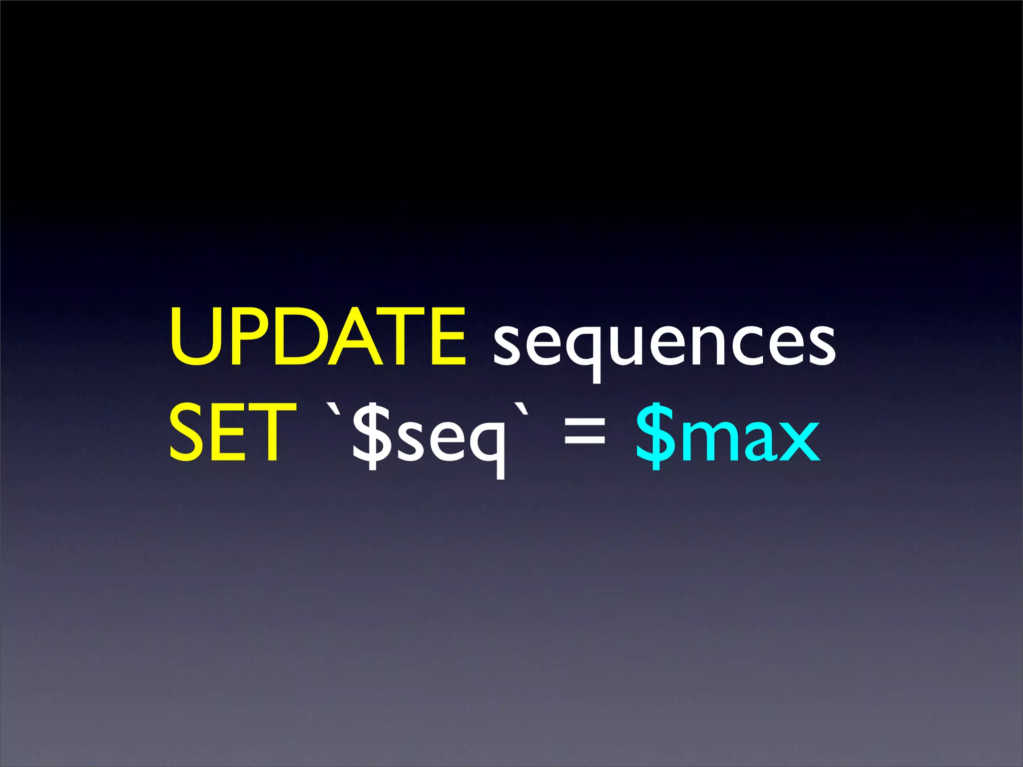 BADCamp 2008 DB Sync