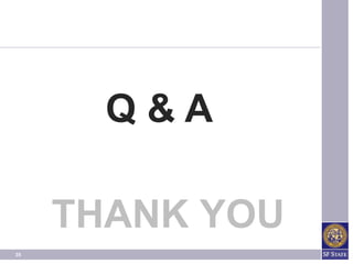 Q&A

     THANK YOU
35
 