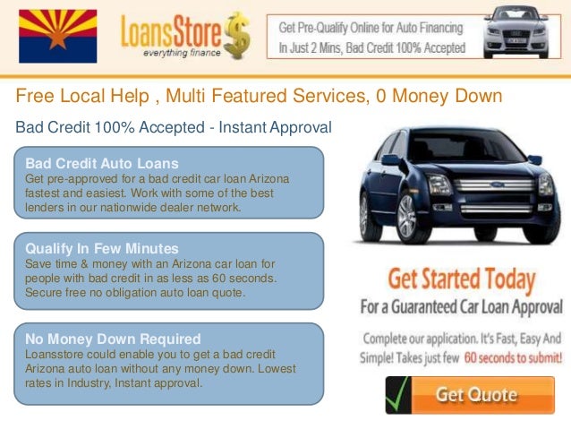 Bad Credit Auto Loans Arizona