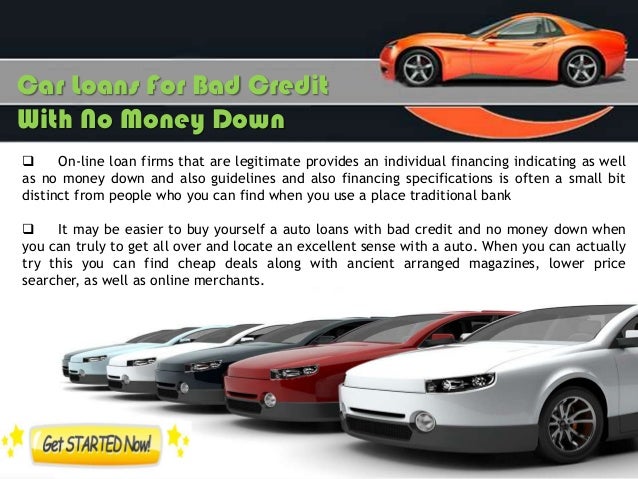 Qualifying For No Money Down Bad Credit Auto Loans
