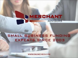Bad Credit Business Loans from Merchant Advisors