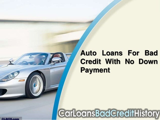 how much should i put down on a car with bad credit