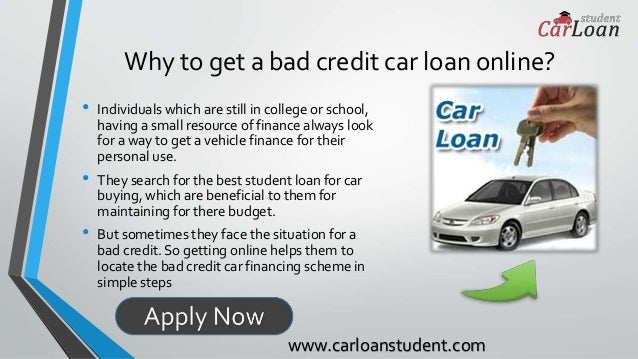 can students get car finance