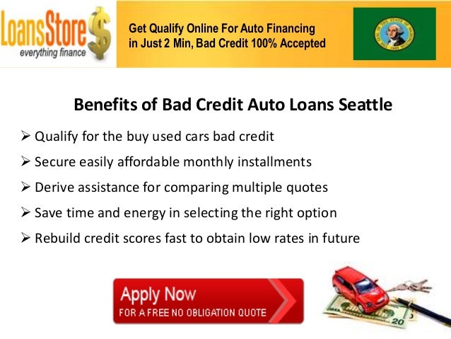 Bad Credit Car Loans Seattle