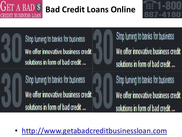 Bad credit loans online
