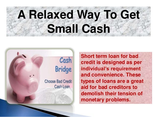 Bad Credit Need Loan- Collateral Is Not Necessary