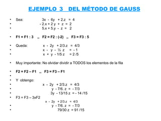 Metodo de Gauss | PPT