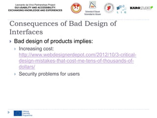 Bad Design Principles Bad design | PPTX