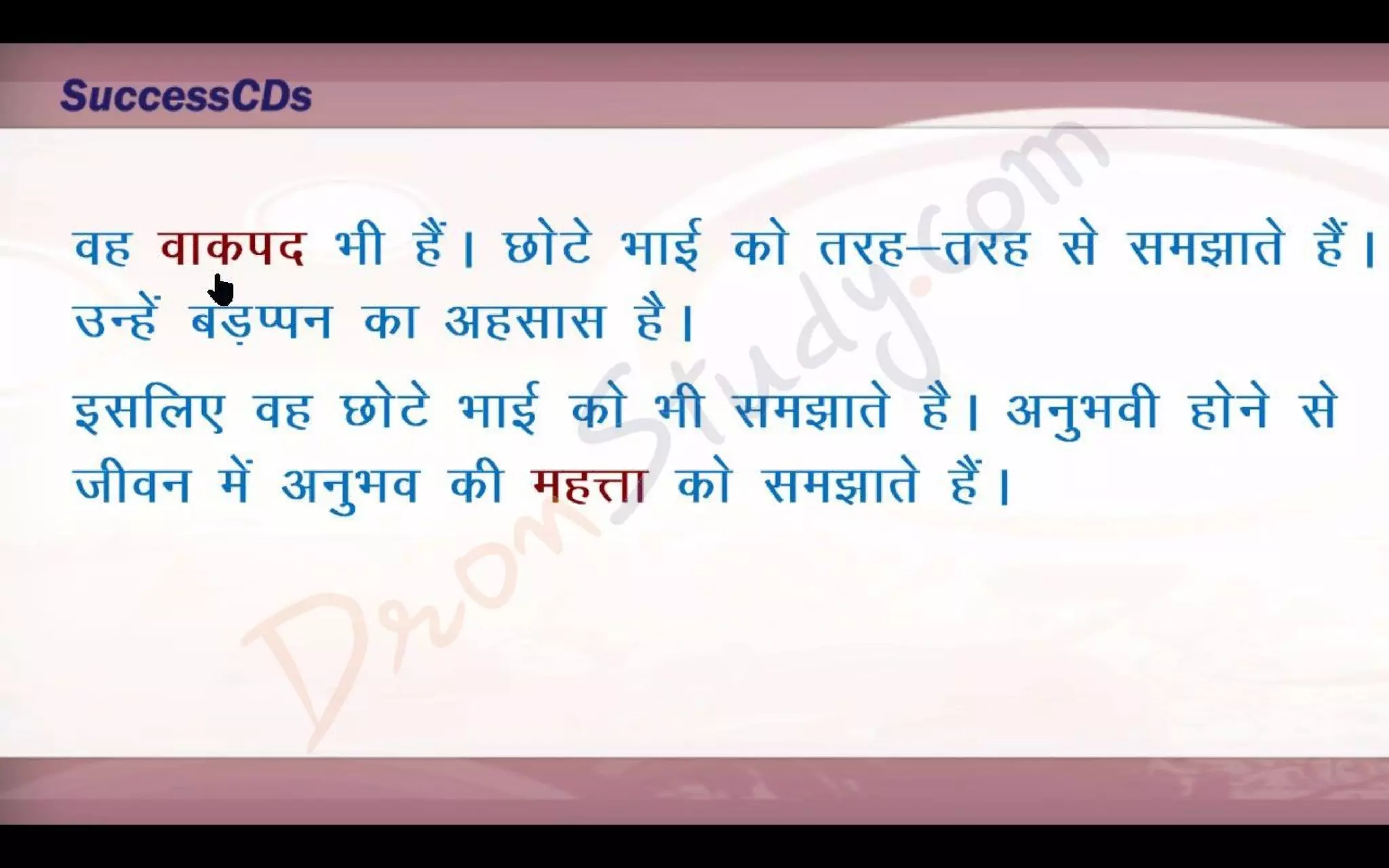 Bade Bhai Saheb Class 10 X Hindi CBSE Revision Notes