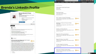 Brenda’s LinkedIn Profile
 