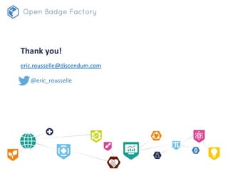 Thank you!
eric.rousselle@discendum.com
@eric_rousselle
 