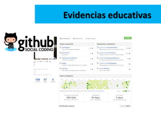 Evidencias educativas
 