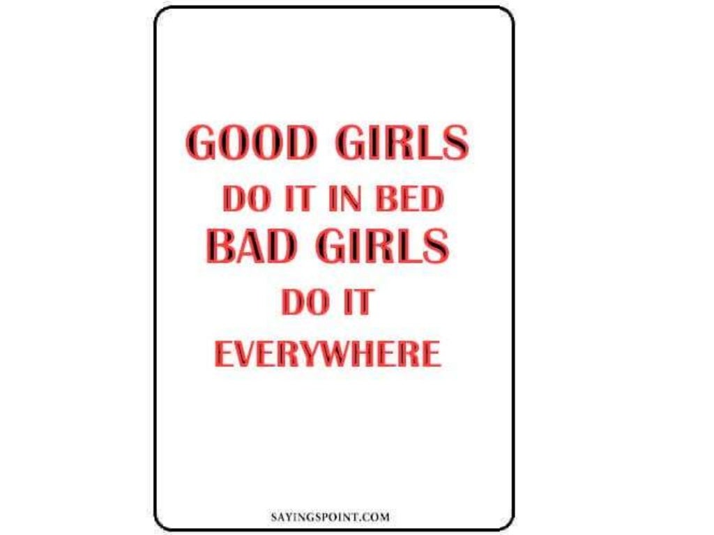 Bad Girl Quotes