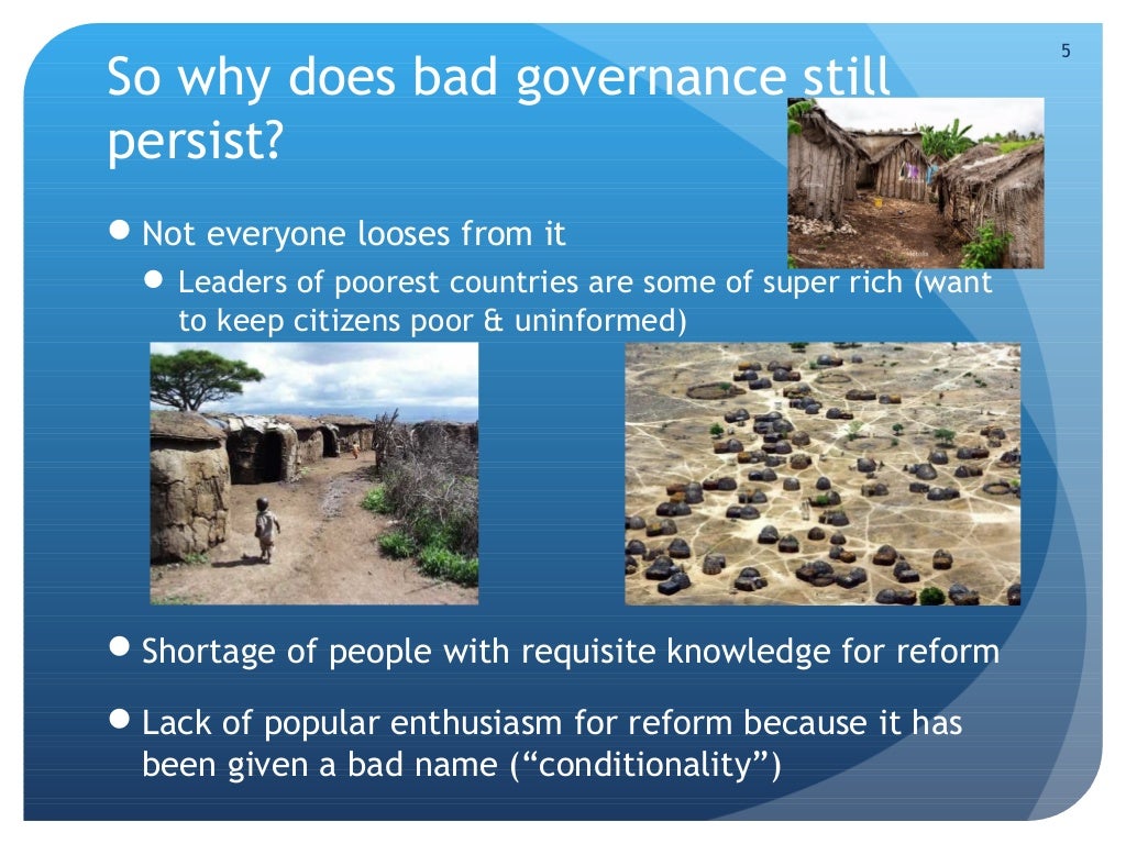 Bad Governance