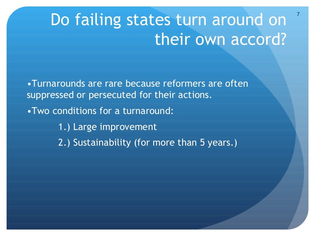 Bad Governance
