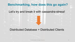 © 2015 DataStax, All Rights Reserved. 25
Let’s try and break it with cassandra-stress!
Distributed Database = Distributed Clients
Benchmarking, how does this go again?
 