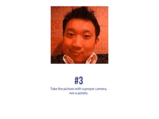 Bad Image - A Guide On LinkedIn Profile Photos Slide 4