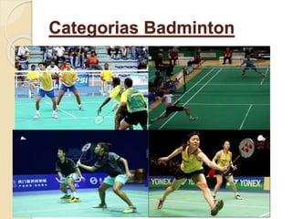 Categorias Badminton
 