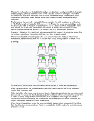 Badminton | PDF