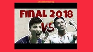 KENTO MOMOTA VS SHI YUQI
 