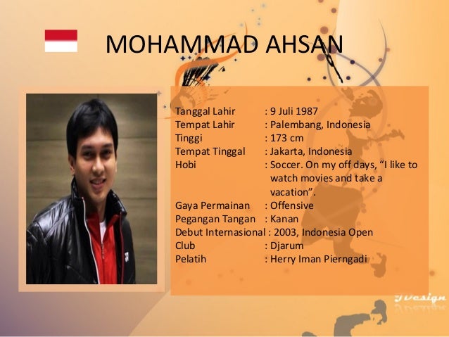 Biodata dan Prestasi Badminton Indonesia