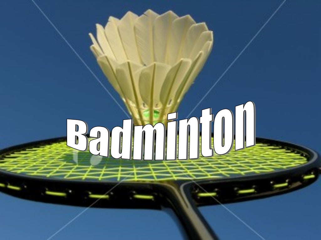 presentation on badminton