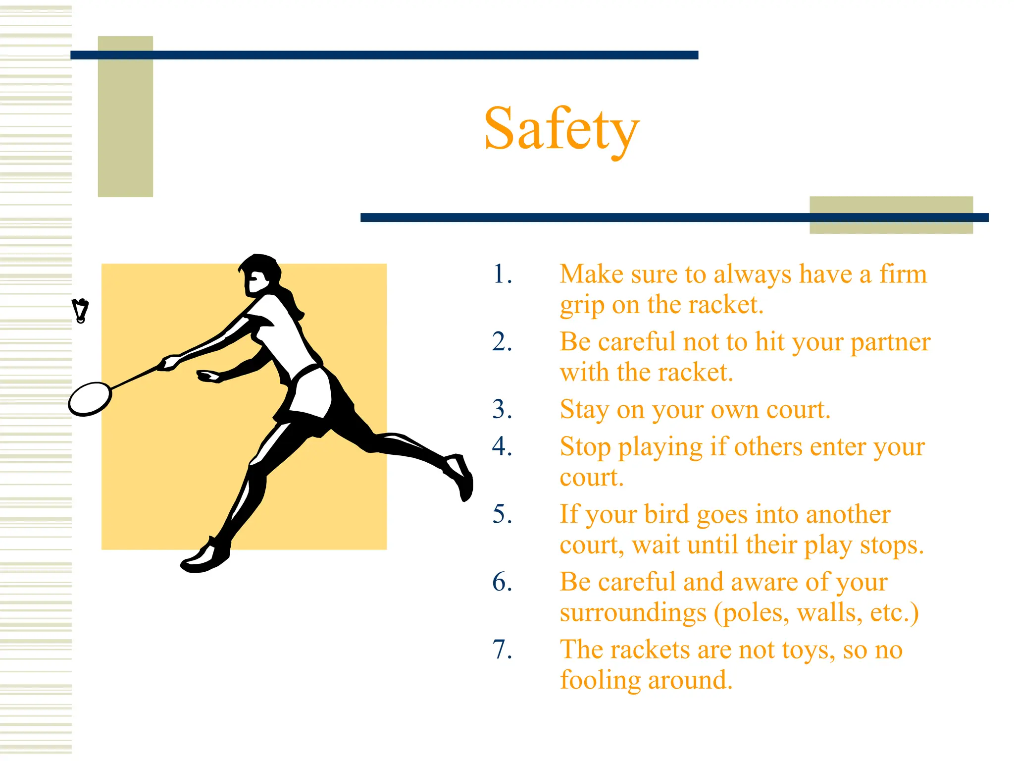 Stop With All That Racket BADMINTON Presentation AT PLOIESTI TRIAL.ppt