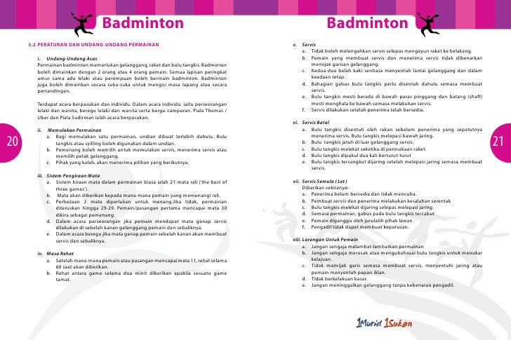 Badminton sekolah rendah