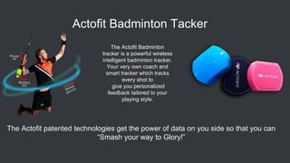 Actofit badminton tracker | PDF