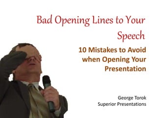 7 Powerful Speech Opening Lines (And How to Use them in Your